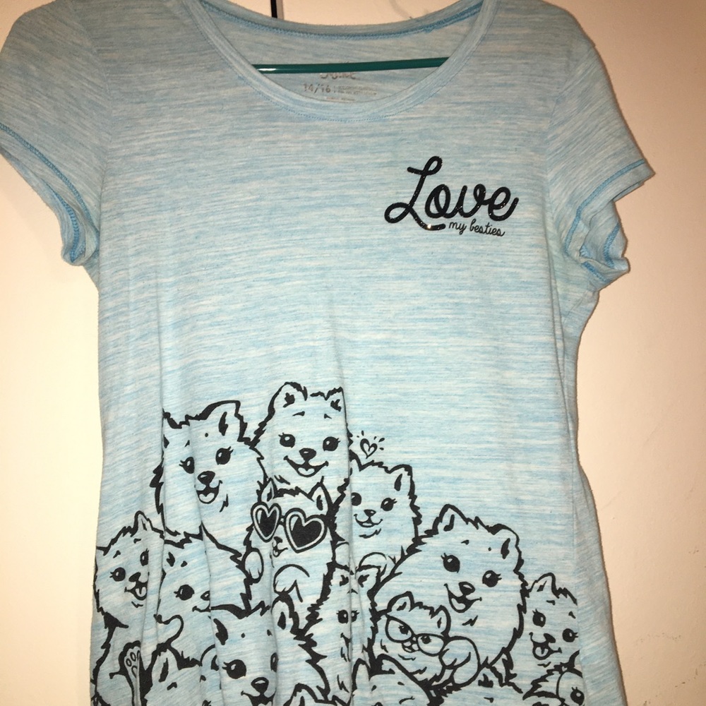 Justice Girls Dog Shirt